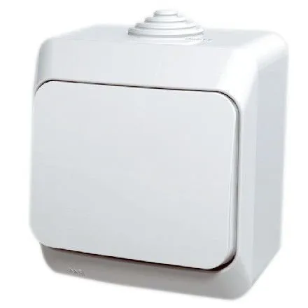 Intrerupator simplu aparent IP44 Cedar Plus Schneider WDE000510