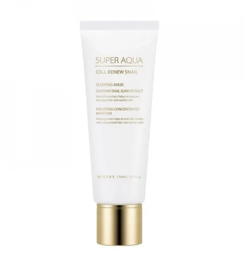 Missha Mască de noapte Super Aqua Cell Renew Snail (Sleeping Mask) 110 ml