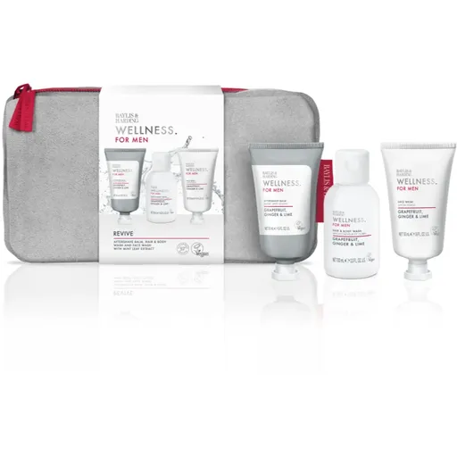 Baylis & Harding Wellness. For Men. Revive set cadou corp si fata pentru bărbați Grapefruit, Ginger & Lime