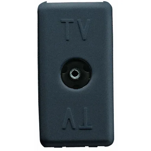 Priza tv directa 1 modul Gewiss System GW21228, negru
