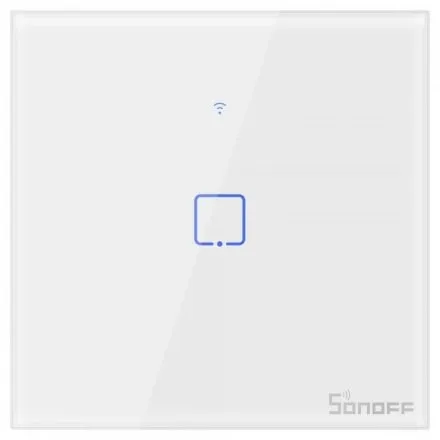 Intrerupator inteligent cu touch Sonoff T0 EU TX , WiFi, 1 canal 6920075725506