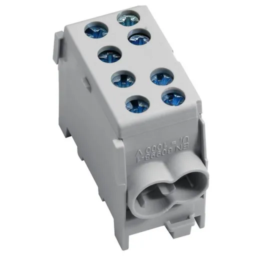 Repartitor 100A, 2x35mmp / 2x25mmp, gri Hager KH35L