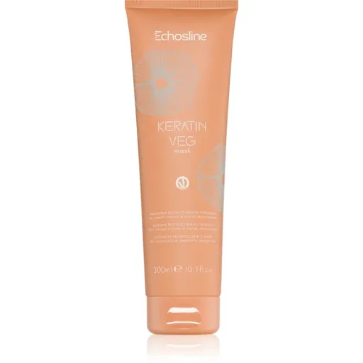 Echosline Keratin veg Mask Mască intens nutritivă pentru păr uscat și poros cu aminoacizi 300 ml
