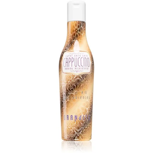 Oranjito Super Dark Skin Cappuccino loțiune pentru bronzat la solar, cu componente bio și accelerator de bronzare 200 ml