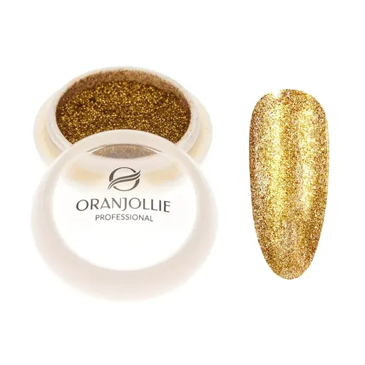 Pigment Unghii Holografic 001, W5 Oranjollie 5g