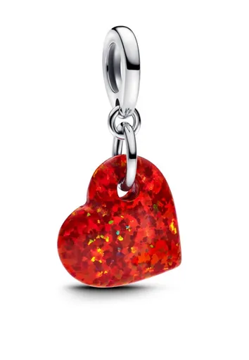 Pandora Pandantiv cu opal sintetic Inimă roșie 793348C01