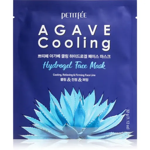 Petitfée Agave Cooling mască intensă cu hidrogel pentru netezirea pielii 32 g