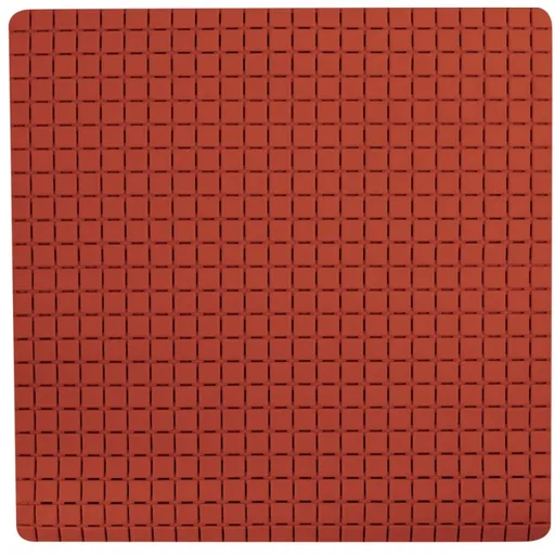 Spirella Suport antiderapant pentru duș QUADRO Premium, teracotă, 54 x 54 cm, teracotă