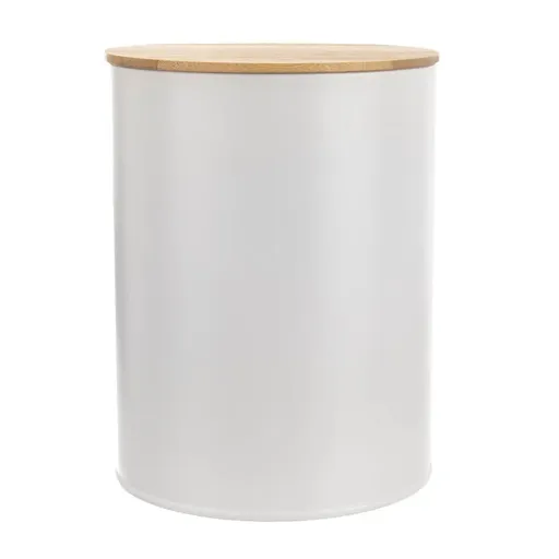 Cutie de conserve WHITELINE cu capac de bambus