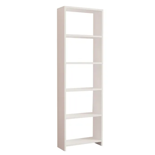 Bibliotecă New White, alb