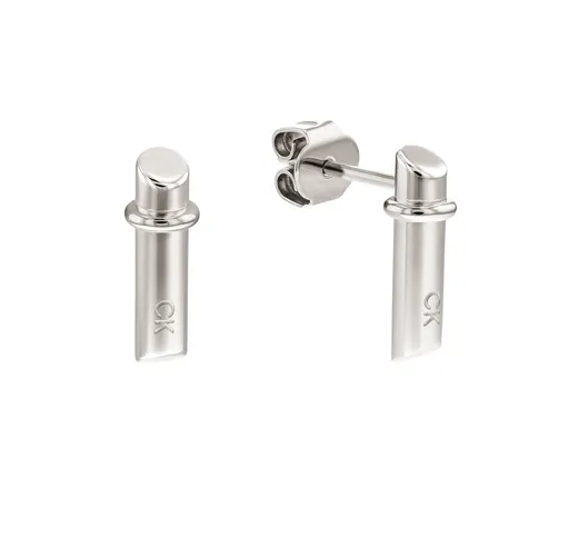 Calvin Klein Cercei minimalisti din oțel Elongated Linear 35000019