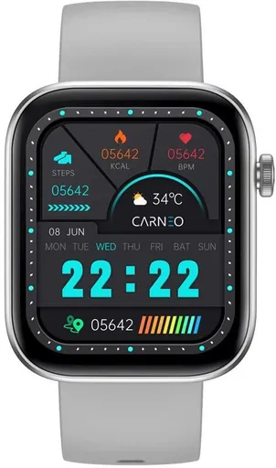 CARNEO Ceas inteligent CARNEO Zenith HR+ argintiu