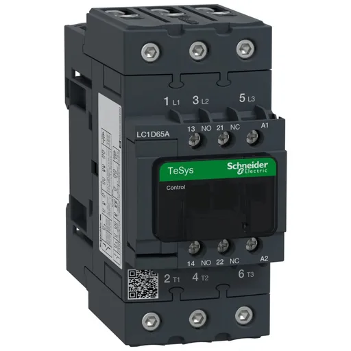 Contactor Tesys D 3P(3 NO) - AC-3 - 440 V 65 A , bobina 230VAC 50/60Hz Schneider LC1D65AP7