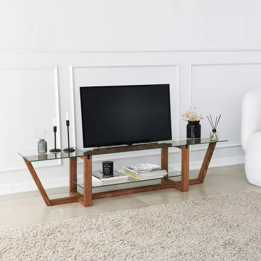 Comoda TV, Hanah Home, Amalfi, 158x35x35 cm, Maro