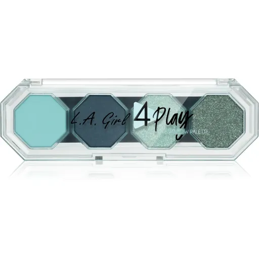 L.A. Girl Cosmetics 4 Play paletă cu farduri de ochi culoare All Nighter 3.2 g
