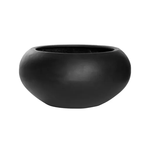 Pottery Pots Ghiveci Cora, culoare negru, dimensiuni multiple - PotteryPots Mărime: M - v. 36.5 cm, ⌀ 70 cm