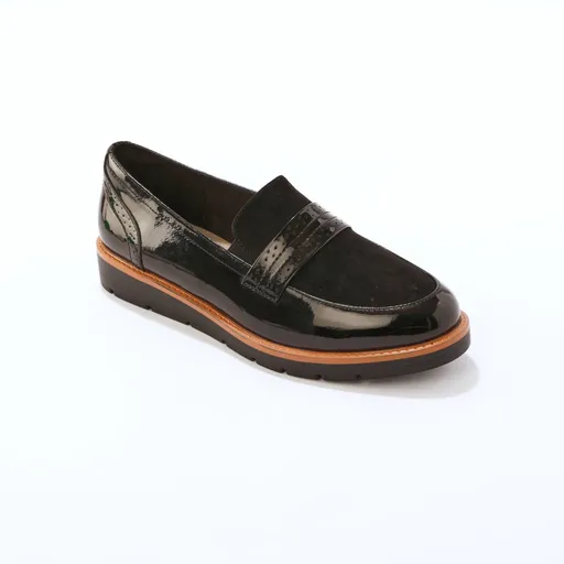 Mocasini din 2 materiale