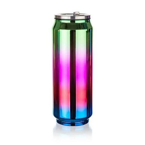 Termos Banquet BE COOL 430 ml, verde-roșu-albastru, verde