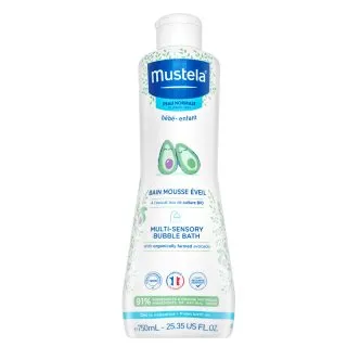 Mustela Bébé spuma de baie Multi-Sensory Bubble Bath 750 ml
