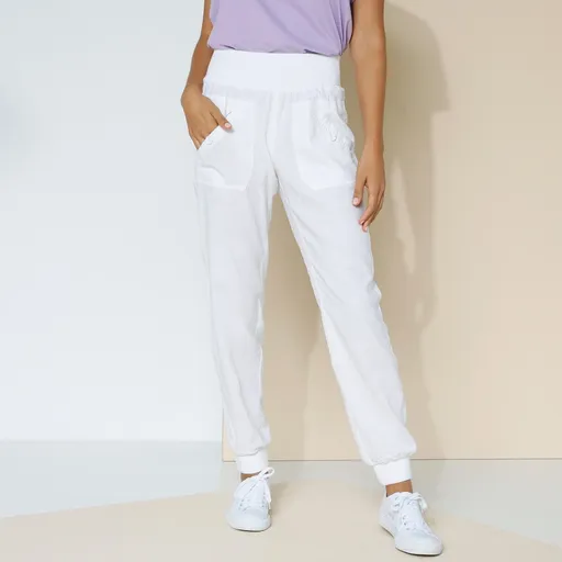 Pantaloni lungi terminați cu tiv elastic