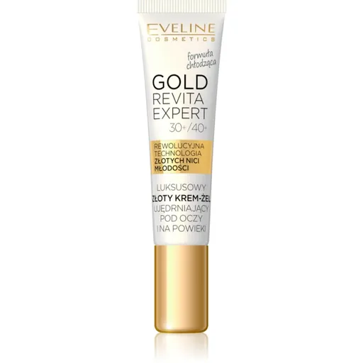 Eveline Cosmetics Gold Revita Expert crema de ochi pentru fermitate cu efect racoritor 15 ml