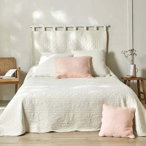 Cuvertură de pat matlasată de o singură culoare Cassandre