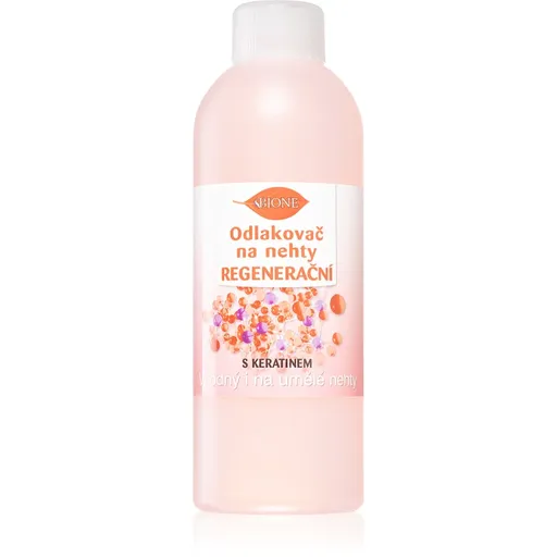 Bione Cosmetics Odlakovač na nehty dizolvant pentru oja cu keratina 200 ml