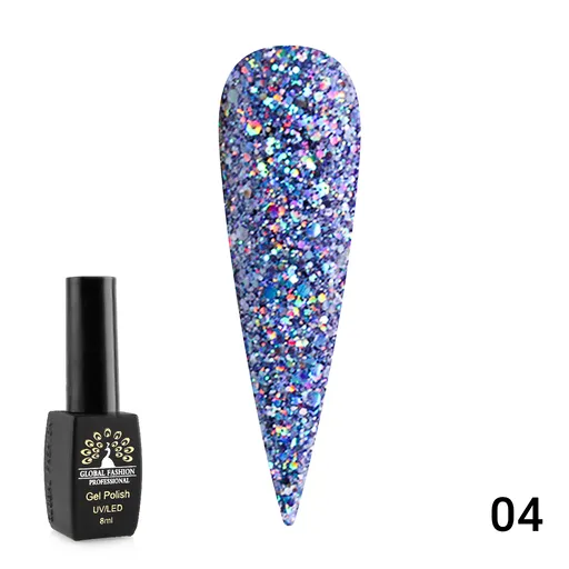 Oja Semipermanenta Diamond Ball 8 ml, 004, TPO Free