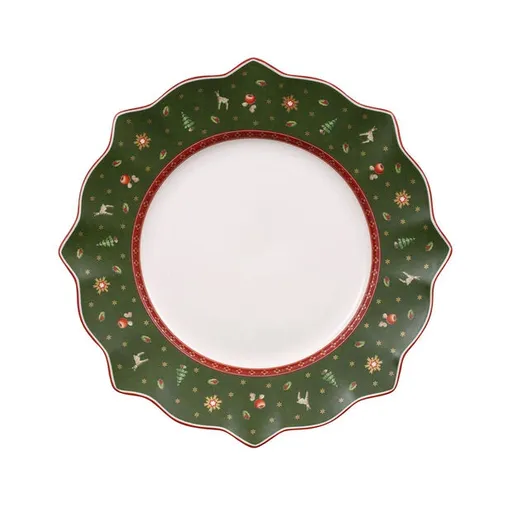 Farfurie verde, diametru 29 cm, colecția Toy's Delight - Villeroy & Boch