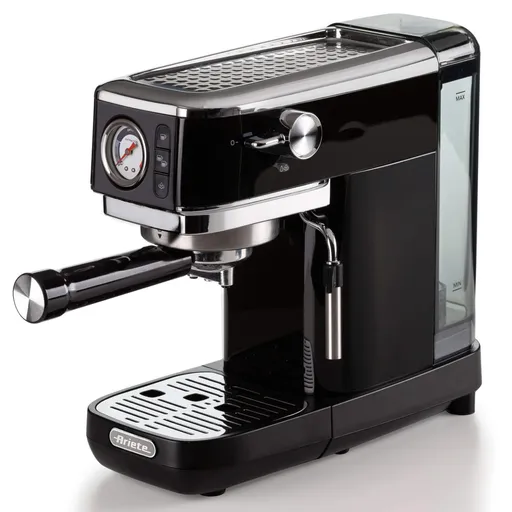 Espressor manual Ariete ESPRESSO SLIM MODERNA 1381/32, 1300W, 15 bar, 1.1 L, Cafea macinata si doze ESE, Negru