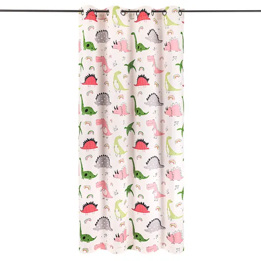 Draperie cameră copii 4Home Dino roz, 140 x 245 cm