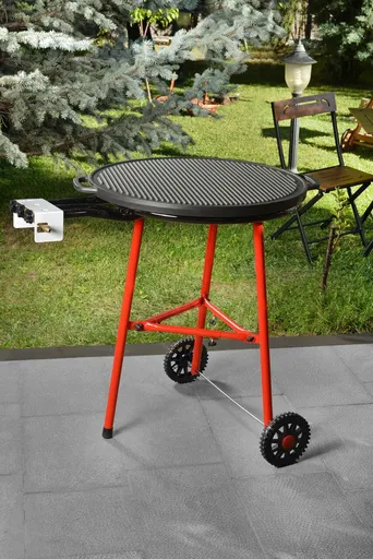 Gratar, Hermia, 446RNG1104, Suprafata de gatit tip grill, Negru