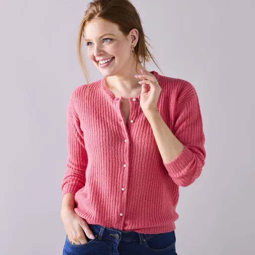 Pulover cu nasturi de perle