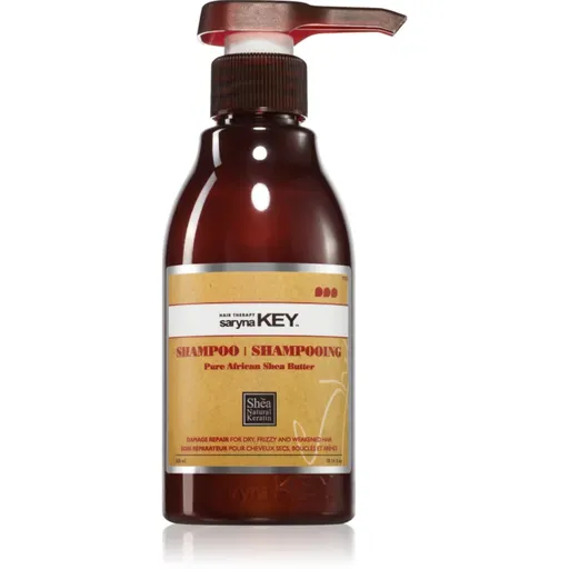 Saryna Key Pure African Shea Butter Damage Repair șampon pentru par uscat cu unt de shea 300 ml