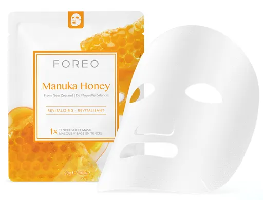 Foreo Mască de pânză revitalizantă pentru pielea matură Manuka Honey (Revitalizing Sheet Mask) 3 x 20 g