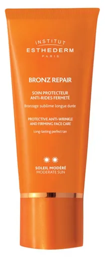 Institut Esthederm Cremă de protecție solară antirid și fortifiantă cu protecție moderată Bronz Repair Moderate Sun (Îngrijirea feței) 50 ml