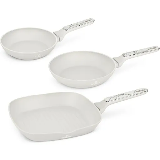 BerlingerHaus Set de tigăi cu suprafață din titan Sahara Marble, 2+1 buc.