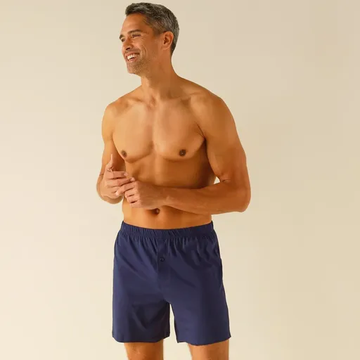 Set de 3 chiloți lungi de culoare solidă