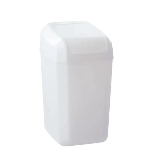 Coș de gunoi Denox Troya 15 l, alb, alb, 15 l