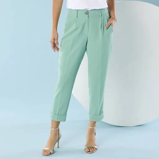 Pantaloni subțiri 7/8 pentru corpuri mici