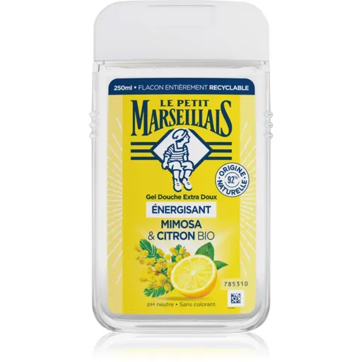 Le Petit Marseillais Mimosa & Organic Lemon gel de duș mătăsos 250 ml