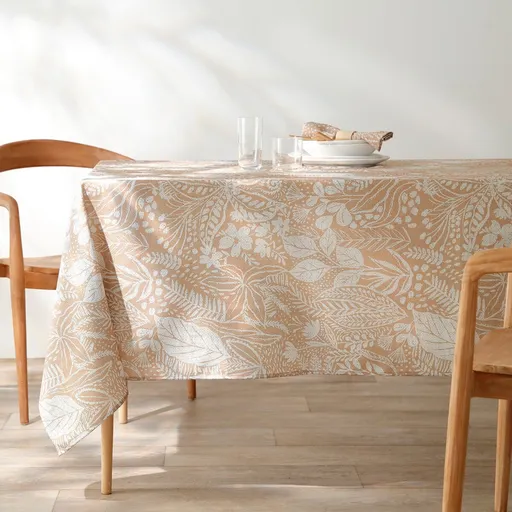 Față de masă anti-pătare cu model floral