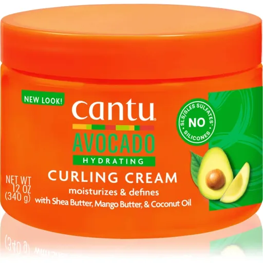 CANTU Avocado Curling Cream crema de par pentru păr creț 340 g