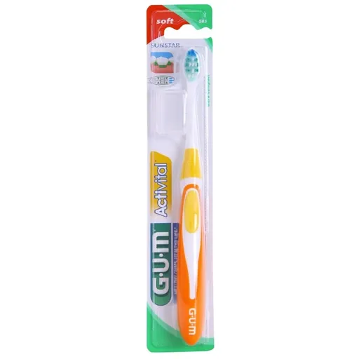 G.U.M Activital Ultra Compact Periuța de dinți cu un cap scurt fin 1 buc