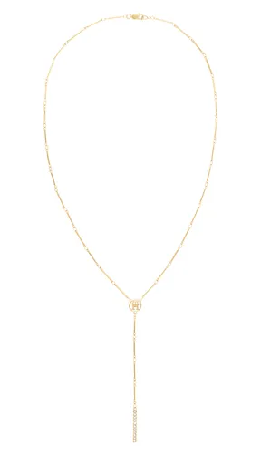 Tommy Hilfiger Colier modern placat cu aur Bar Chain 2780998