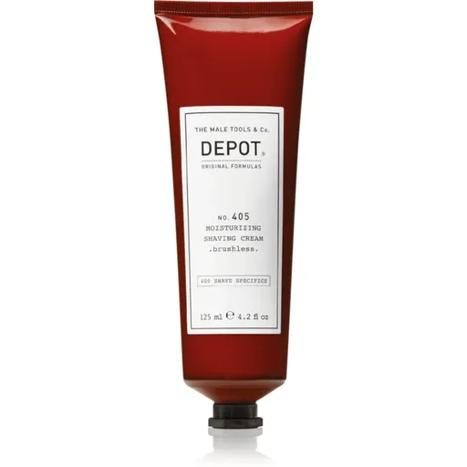 DEPOT 400 SHAVE SPECIFICS NO. 405 MOISTURIZING SHAVING CREAM crema de ras hidratanta brushless 125 ml