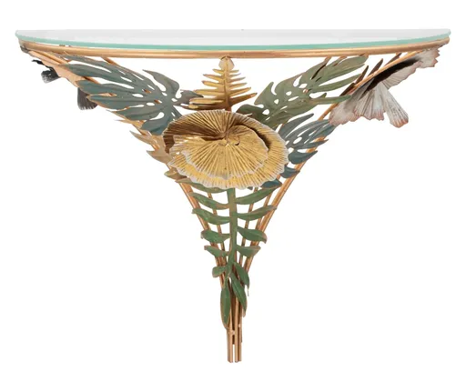 Noptiera cu fixare pe perete Amaz, Mauro Ferretti, 44.5x24.5x34.5 cm, fier, multicolor