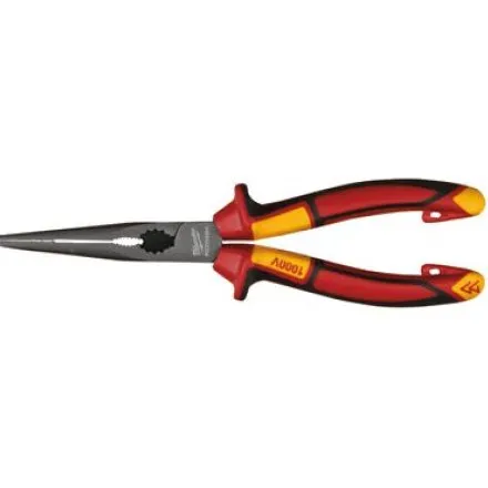 Cleste VDE cu vrf lung rotund si tais, 205mm, Milwaukee 4932464564