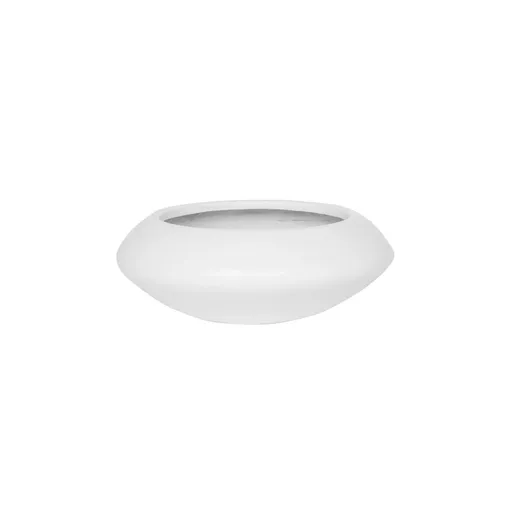 Pottery Pots Ghiveci de flori Tara, alb mat, dimensiuni multiple - PotteryPots Mărime: XS - v. 12 cm, ⌀ 30 cm