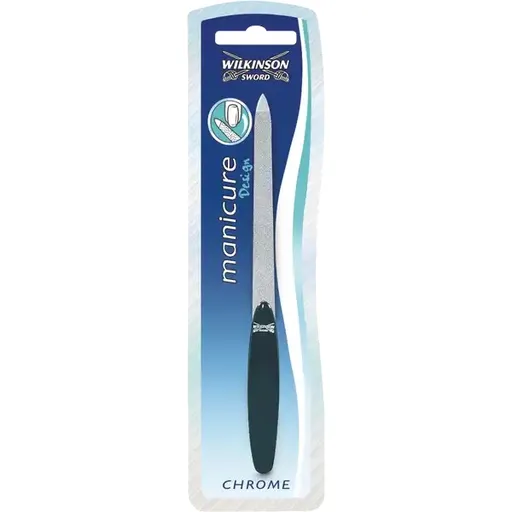 Wilkinson Sword Pilă din oțel inoxidabil cromat (Manicure Sapphire Nail File)